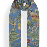 Bird Print Stole in Shahbano Twill