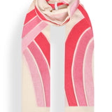 Waves Stole Ivory in Merino
