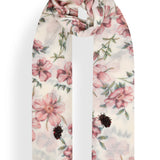 Flower Blossom in Wool Silk