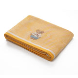 Mr Bear Tex Knit Baby Blanket With Double Border