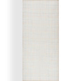 Check with Stripe Border in Merino