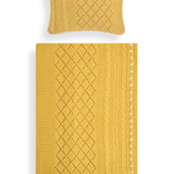 Cable Diamond Baby Set in Cashmere