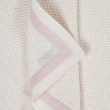 Tex Knit Double Border Baby Blanket in Cotton