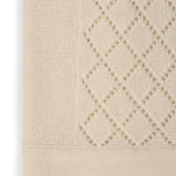 Cable Diamond Baby Set in Cashmere