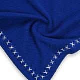Blue Baby Blanket in Cotton
