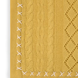 Cable Diamond Baby Set in Cashmere