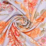 Flower Orchard Print Stole in Shahbano Twill