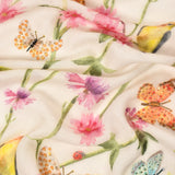 Wings to Fly Print in Wool Silk
