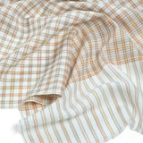 Check with Stripe Border in Merino