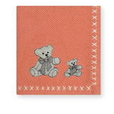 Bear Buddies Text Knit Blanket in Cotton