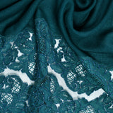 Lace Insertion in Cashmere