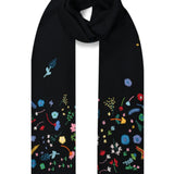 Floating Flowers in Merino